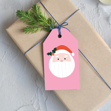 Santa Gift Tags - Set of 10 Tags