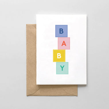 Baby Blocks - Baby Card