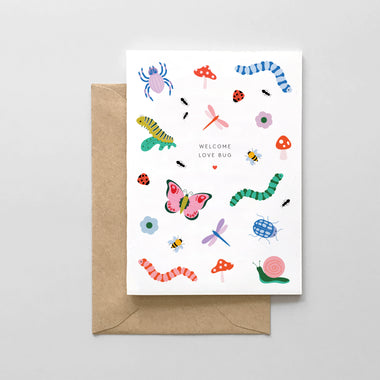 Welcome Love Bug - Baby Card