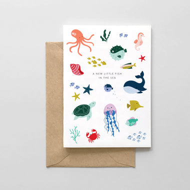 New Fish in the Sea - Baby Card
