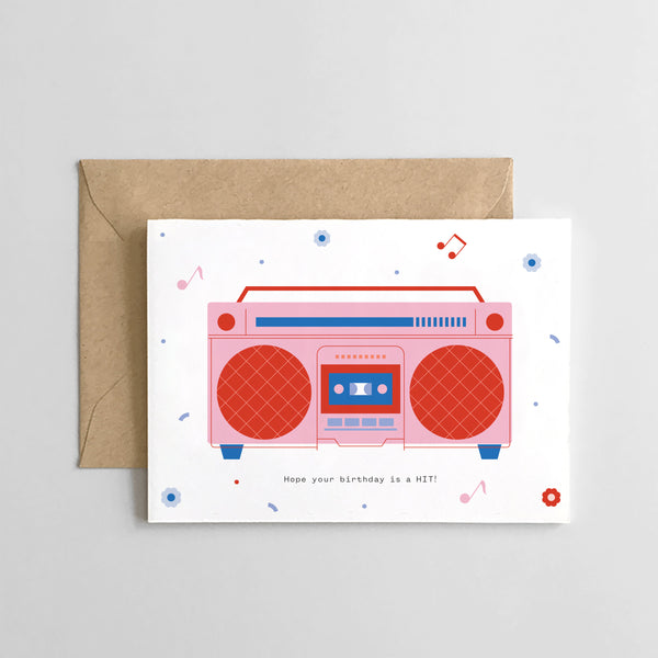 Hope Your Birthday is a HIT - Birthday Card