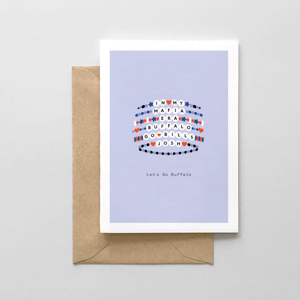 Buffalo Bills Bracelet Design