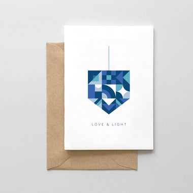 Love & Light -Abstract Dreidel Design