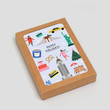 Happy Holidays from New York City: Boxed Set of 6