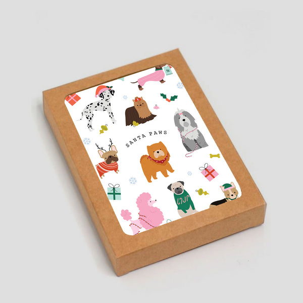 Santa Paws - Boxed Set of 6 Cards