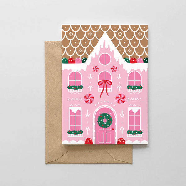 Pink Gingerbread House