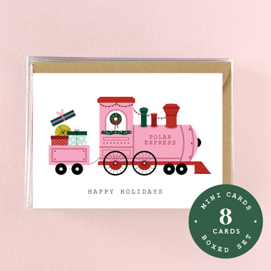 Happy Holidays Polar Express Mini Set - 8 Cards