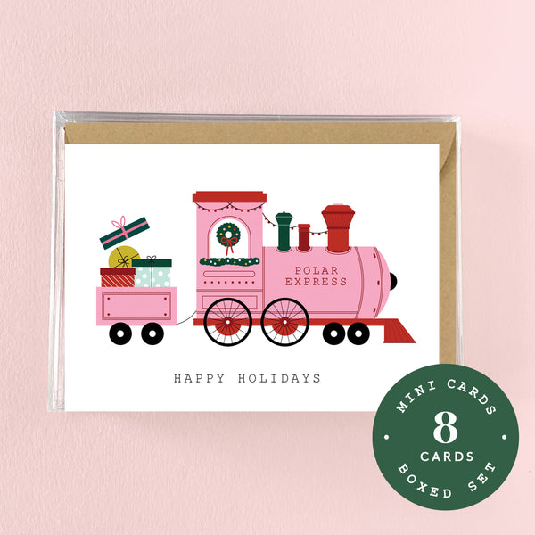Happy Holidays Polar Express Mini Set - 8 Cards