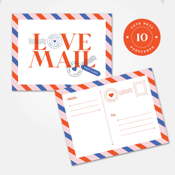 Love Mail - Boxd Set of 10 Postcards