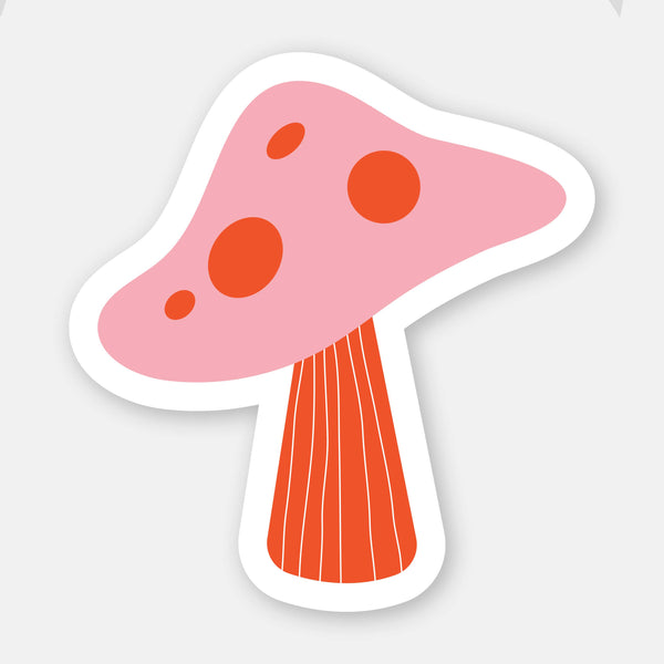 Mushroom Vinyl Sticker