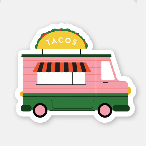 Taco Truck Vinyl Sticker