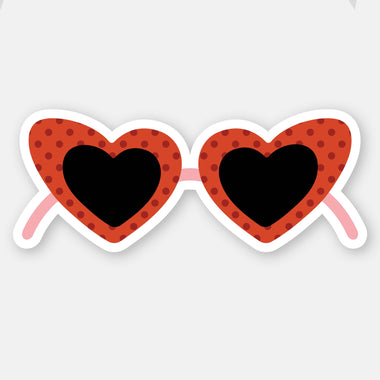Red Sunglasses - Vinyl Sticker