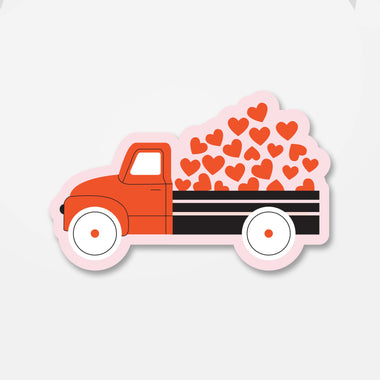 Love Truck - Vinyl Sticker