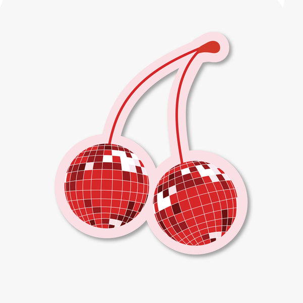Disco Cherries - Vinyl Sticker