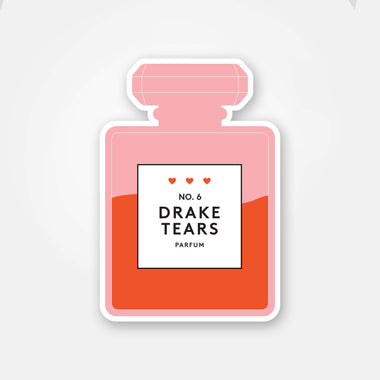 Drake Tears - Vinyl Sticker