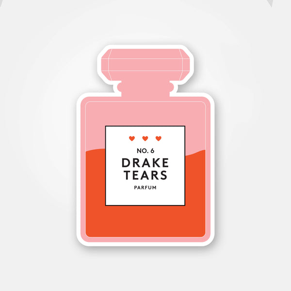 Drake Tears - Vinyl Sticker