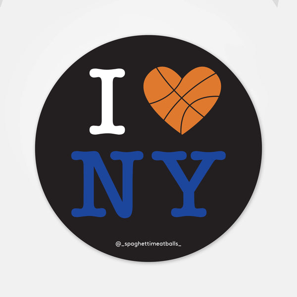 I Heart NY - Knicks - Vinyl Sticker