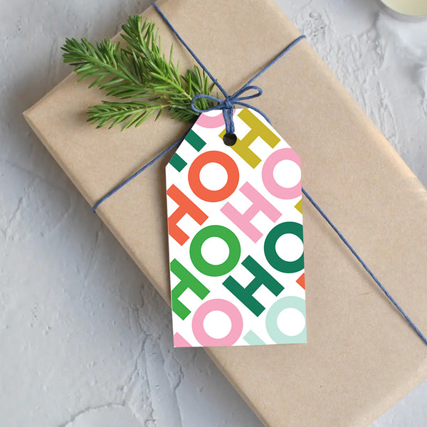 Ho Ho Ho Gift Tags - Set of 10 Tags