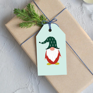 Gnome Gift Tags - Set of 10 Tags