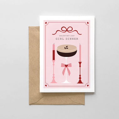 Galentine's Day Girl Dinner  - Valentine's Day Card