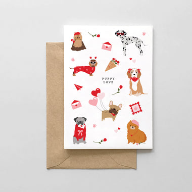 Puppy Love - Valentine's Day Card