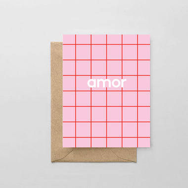 Amor - A2 Greeting Card