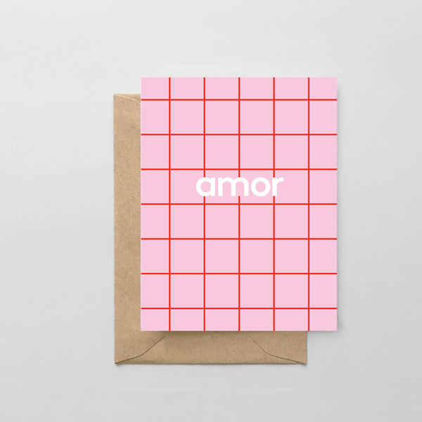 Amor - A2 Greeting Card