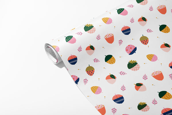 Graphic Acorn Design - Wrapping Paper