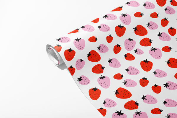 Funky Strawberries - Wrapping Paper