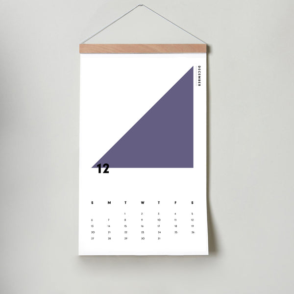 Modern Shape Calendar: Year 2023