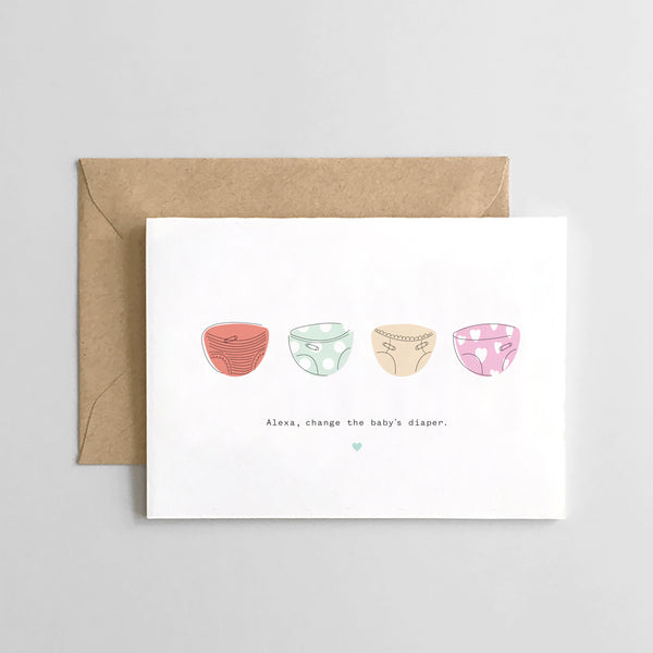 Alexa change the baby's diaper