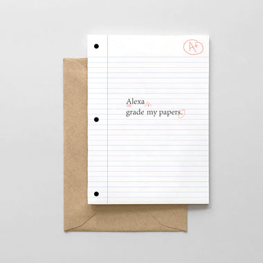 Alexa, Grade my papers
