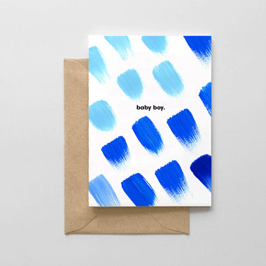 Baby Boy Brush Strokes