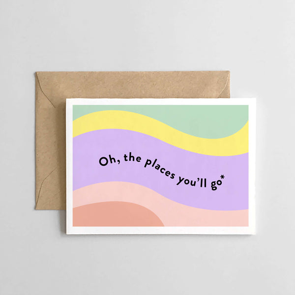 Oh, The Places You'll Go - Graduation Card