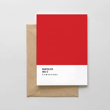 Rudolph Pantone - Holiday Card