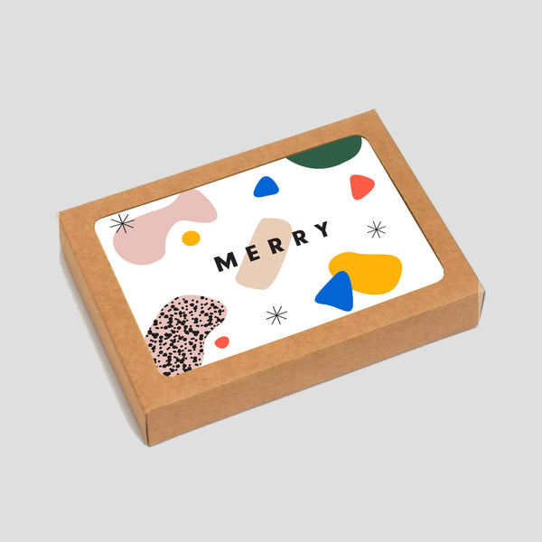 Merry Modern Design - Holiday Boxed Set of 6 Cards