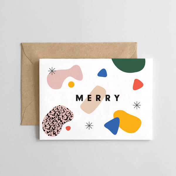 Merry Modern Design - Holiday Boxed Set of 6 Cards