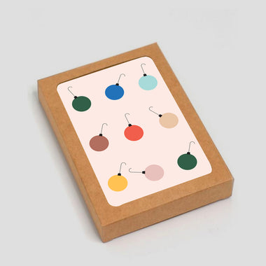 Modern Ornaments - Holiday Boxed Set of 6 Cards