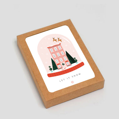 Let It Snow - Holiday Boxed Set of 6 Cards