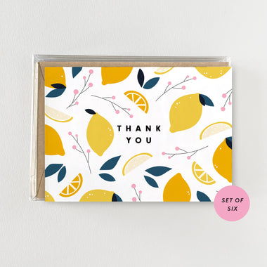 Funky Lemons - Mini Boxed Set of 6 Cards