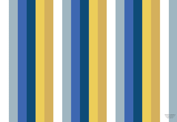 Hanukkah Stripes - Wrapping Paper