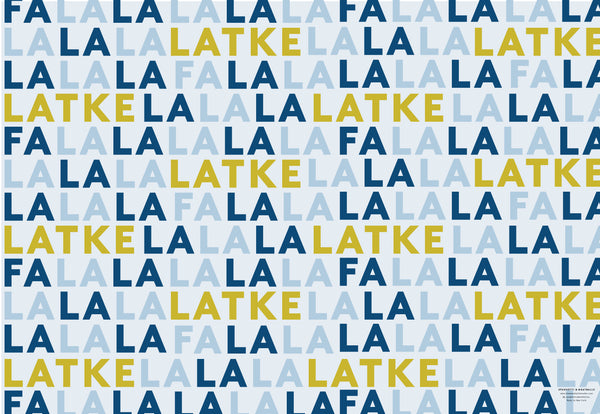 Fa La La La Latke - Wrapping Paper