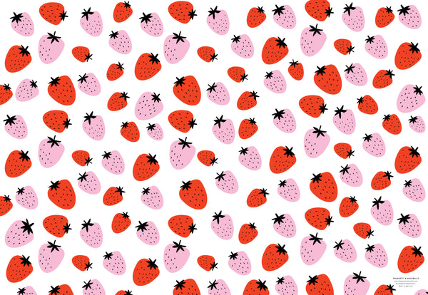 Funky Strawberries - Wrapping Paper