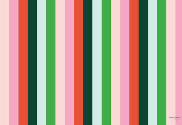Holiday Stripe - Wrapping Paper