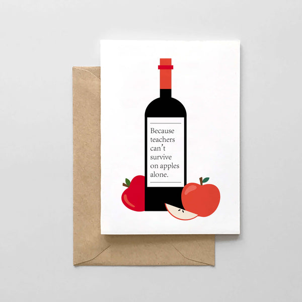 Because Teachers Can't Survive On Apples Alone