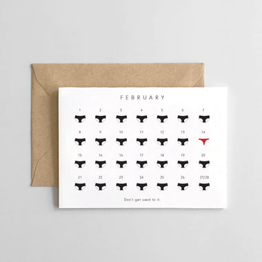 February - Don't get used to it.