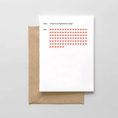 I Don't Do Valentine's Day - Red Flags Meme